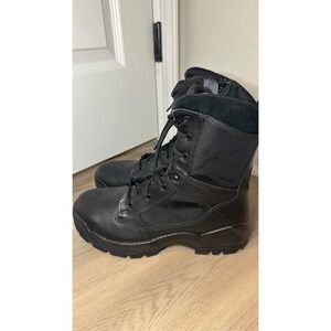 5.11 Tactical ATAC 2.0 8 Inch Side Zip Boots Mens 10 Black Leather 12391 Duty